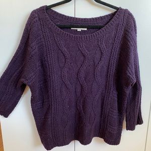 LOFT cable knit sweater
